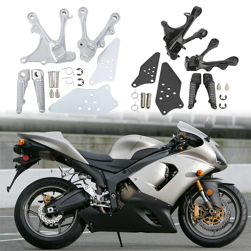 Motorcycle Front Footrest Foot Pegs Bracket Kit For KAWASAKI ZX636 2005-2006 ZX6R 2005-2008 2007
Motorcycle Front Footrest Foot Pegs Bracket Kit For KAWASAKI ZX636 2005-2006 ZX6R 2005-2008 2007