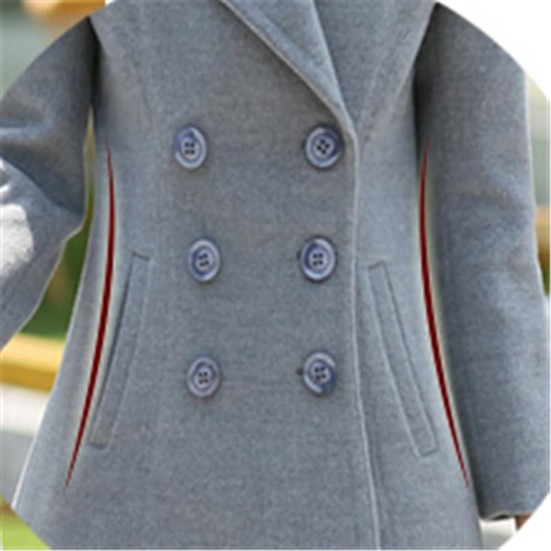 European Winter Fashion Women Jackets Female Blends Autumn Woolen Warm Overcoat Solid Casual Wool Coat Overized Clothing YXL32 | Женская