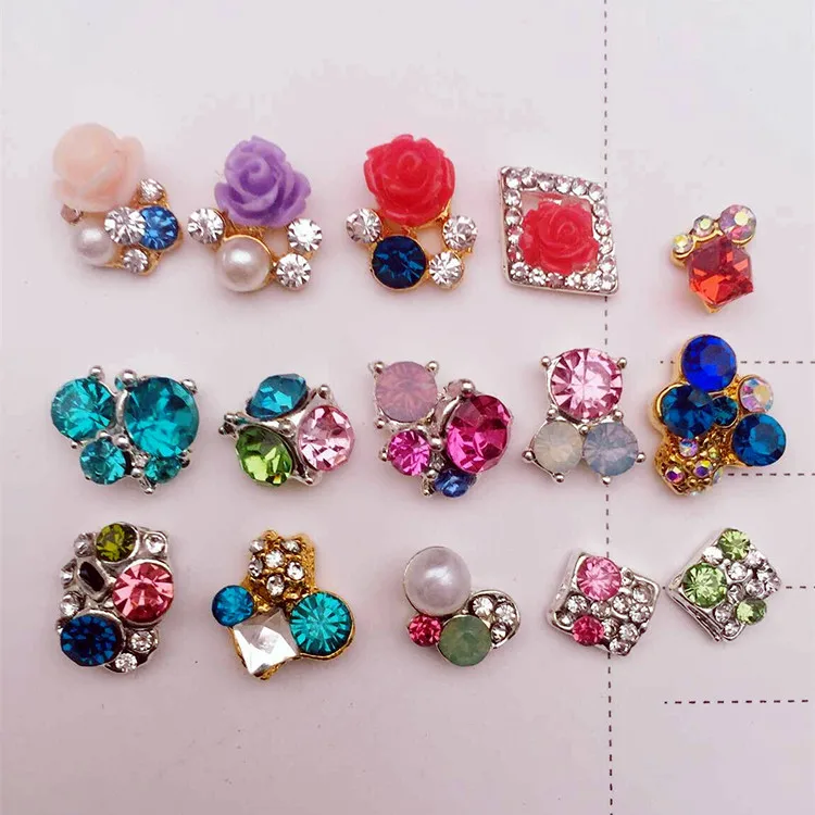 3D design 200PCS glitter nail larger Rhinestones Pink White flower jewelry rhinestones for nail art A01-015, 15Flower Designs
3D design 200PCS glitter nail larger Rhinestones Pink White flower jewelry rhinestones for nail art A01-015, 15Flower Designs