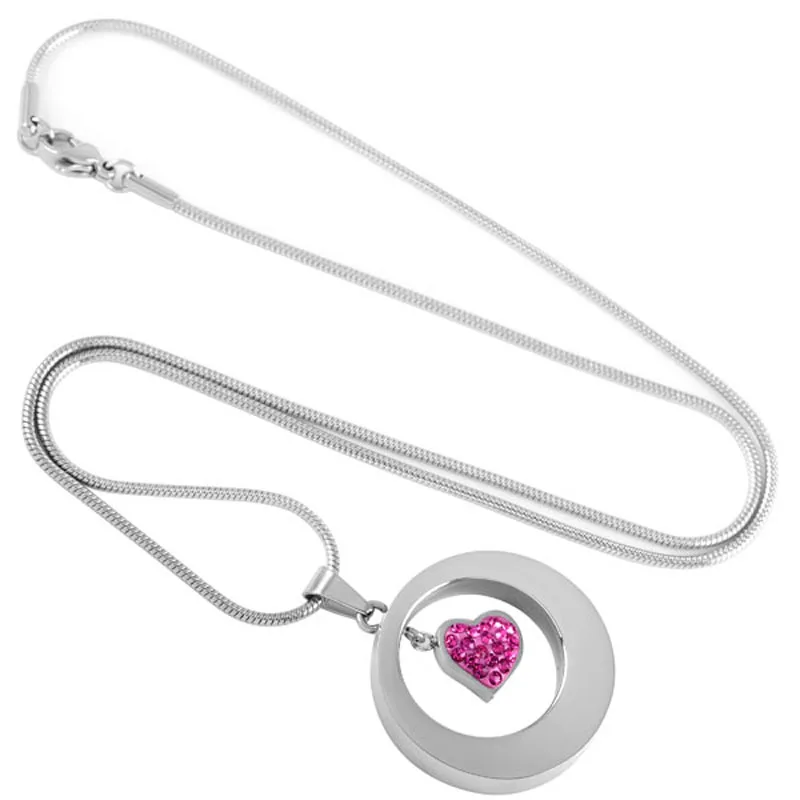IJD8251 Always in My Heart Cremation Necklace Stainless Steel Keepsake Ashes Crystal Pendant Memorial Urn Jewelry for Men Women 
IJD8251 Always in My Heart Cremation Necklace Stainless Steel Keepsake Ashes Crystal Pendant Memorial Urn Jewelry for Men Women