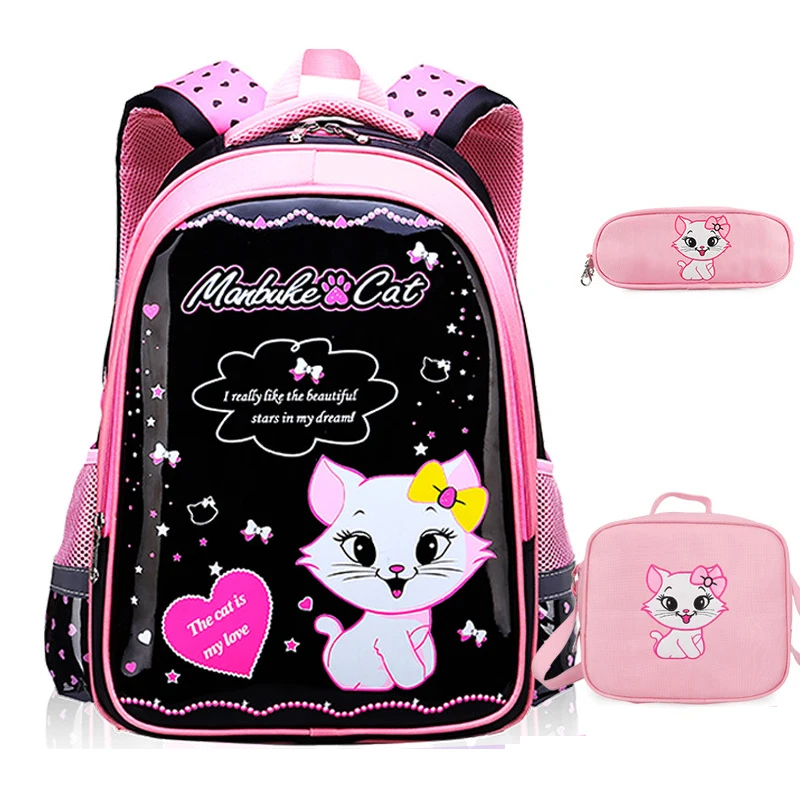 New Children School Bags For Girls School Backpacks Cartoon Cat Bookbags Kids Backpack Girls Knapsack mochila infantil menino
New Children School Bags For Girls School Backpacks Cartoon Cat Bookbags Kids Backpack Girls Knapsack mochila infantil menino