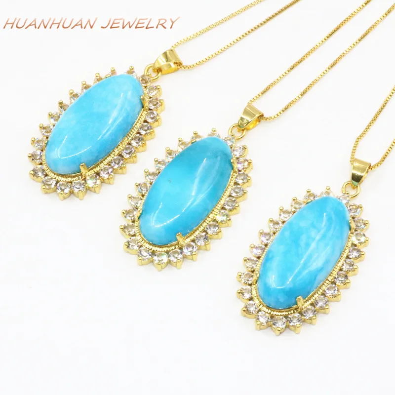 24x42mm Charms Blue Jades Stone Necklaces Pendant For Women Natural Chalcedony Stainless Steel Pendants Chain Jewelry B3312
24x42mm Charms Blue Jades Stone Necklaces Pendant For Women Natural Chalcedony Stainless Steel Pendants Chain Jewelry B3312