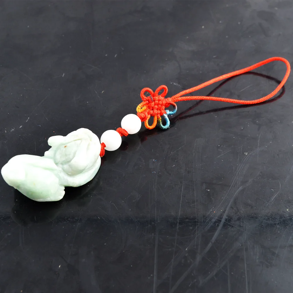 Сотовый телефон Jade Pi Yao Pixiu подвесная подвеска Lucky Charm Y1422 | Дом и сад