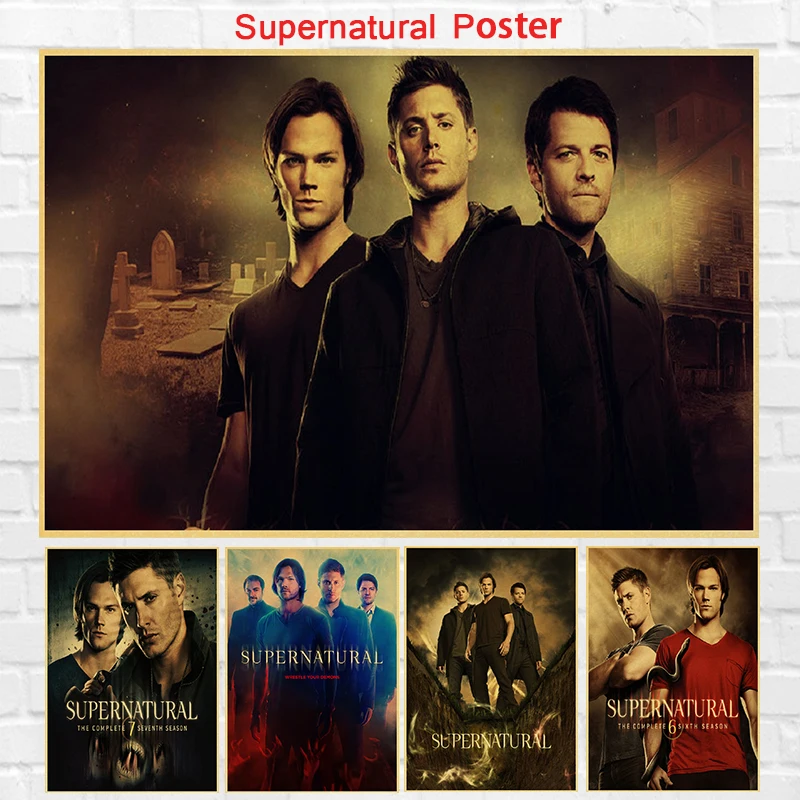 Supernatural movie Poster Vintage poster retro poster Painting Home Room Decor Kraft paper Wall stickers
Supernatural movie Poster Vintage poster retro poster Painting Home Room Decor Kraft paper Wall stickers