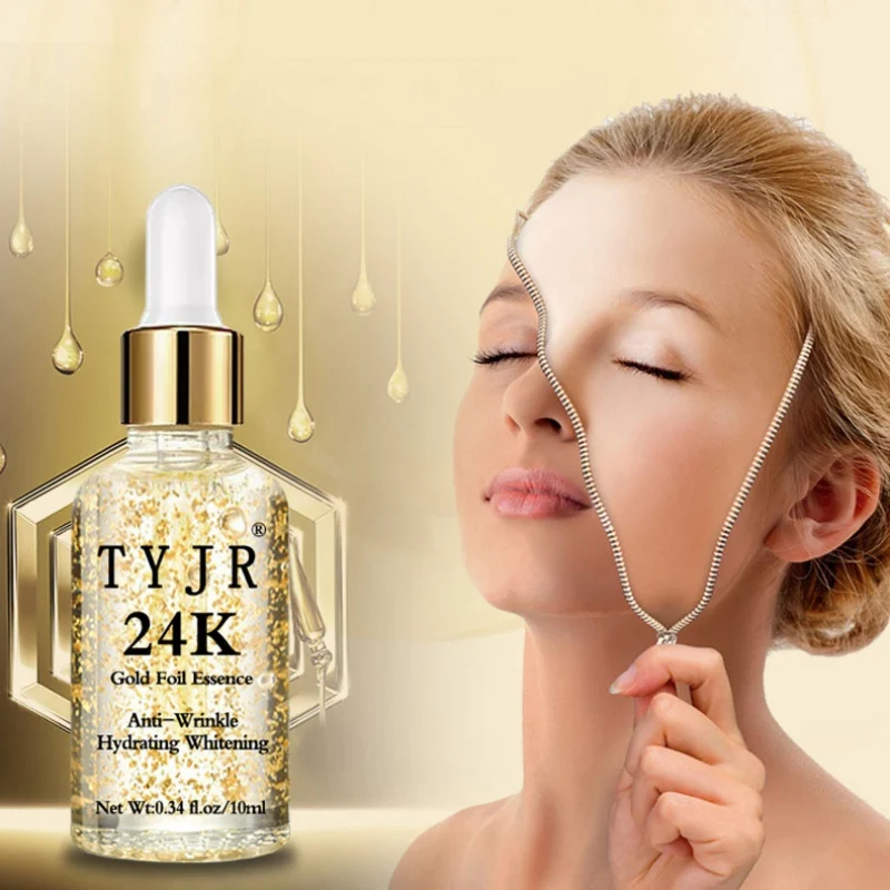 24K Gold Facail Serum Firming Moisturizing Anti-Wrinkle Anti-Aging Skin Care Moisturizer Essence
24K Gold Facail Serum Firming Moisturizing Anti-Wrinkle Anti-Aging Skin Care Moisturizer Essence