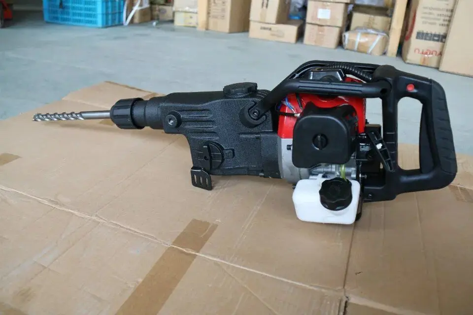 Gasoline drill hole maker small, fast dual piling crusher drills, field engineering petrol jack drill machine tool outdoor use
Gasoline drill hole maker small, fast dual piling crusher drills, field engineering petrol jack drill machine tool outdoor use