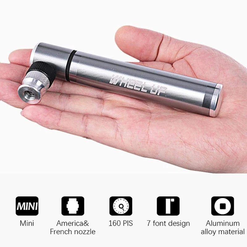 Portable Aluminum Alloy Mini Bicycle Hand Pump Mountain Bike Cycling Air Pump Tire Ball Inflator
Portable Aluminum Alloy Mini Bicycle Hand Pump Mountain Bike Cycling Air Pump Tire Ball Inflator