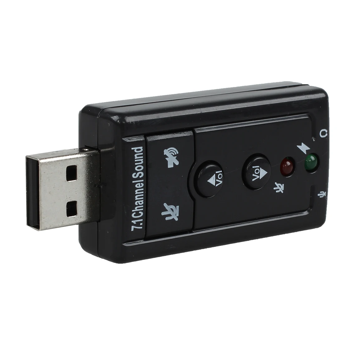 Профессиональный внешний USB адаптер для звуковой карты Виртуальный 7 1 канал 3D