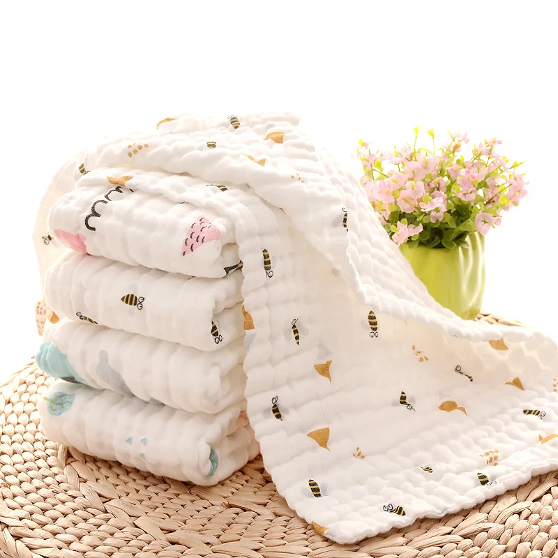 5PCS/LOT Infant Baby High-density Six-layer Bubble Wash Gauze Children's Towel Face Towel Without Fluorescent Small Towel
5PCS/LOT Infant Baby High-density Six-layer Bubble Wash Gauze Children's Towel Face Towel Without Fluorescent Small Towel