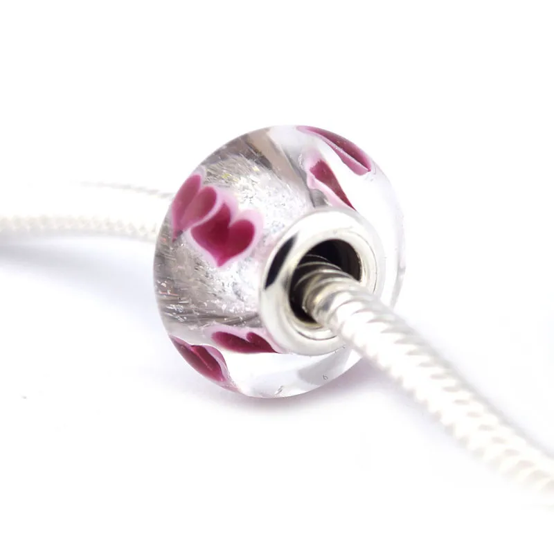 DIY Fits For Pandora Bracelets Wild Hearts Murano Glass Beads 100% 925 Sterling Silver Fashion Charms Jewelry Free Shipping
DIY Fits For Pandora Bracelets Wild Hearts Murano Glass Beads 100% 925 Sterling Silver Fashion Charms Jewelry Free Shipping