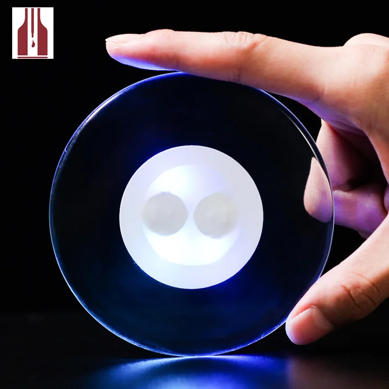 2pcs Acrylic crystal light coaster Blinking led bottle sticker Cocktail Bar Flashing LED Coaster mini LED Cup Mat
2pcs Acrylic crystal light coaster Blinking led bottle sticker Cocktail Bar Flashing LED Coaster mini LED Cup Mat
