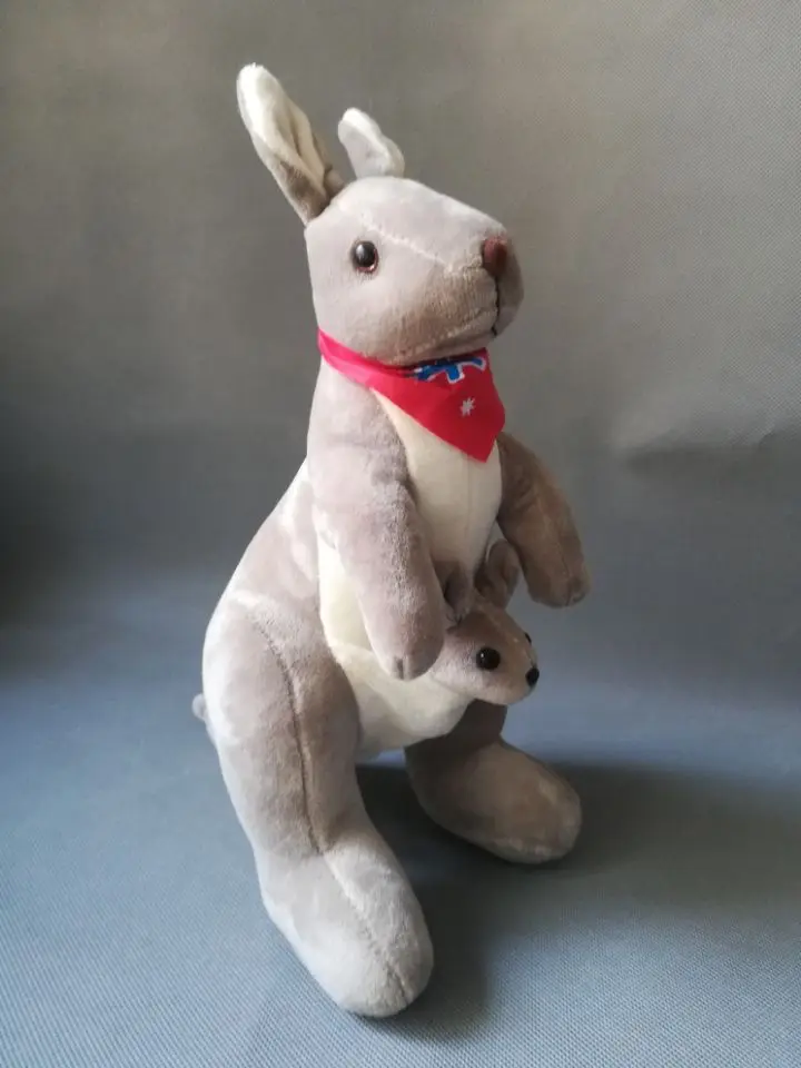 about 28cm red flag gray kangaroo soft doll plush toy baby toy birthday gift w1710
about 28cm red flag gray kangaroo soft doll plush toy baby toy birthday gift w1710