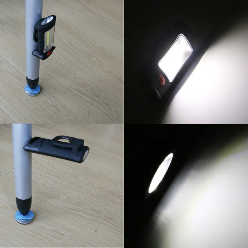 2 Mode COB LED Magnetic work light folding Hook Pocket Torch Handy Lamp Camping Tent Light Emergency Lanterna night flashlight
2 Mode COB LED Magnetic work light folding Hook Pocket Torch Handy Lamp Camping Tent Light Emergency Lanterna night flashlight