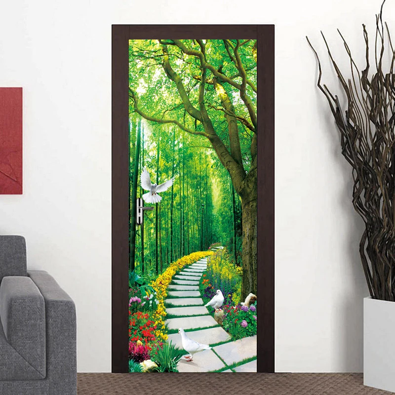 Custom Photo Wallpaper Murals 3D Forest Small Road Nature Landscape Large Wall Painting PVC Self-adhesive Door Mural Sticker
Custom Photo Wallpaper Murals 3D Forest Small Road Nature Landscape Large Wall Painting PVC Self-adhesive Door Mural Sticker