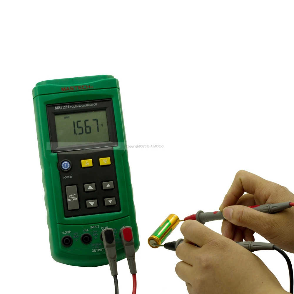 Mastech MS7221 MS7220 Volt/mA Voltage Current Calibrator Source/Output Step DC 0-10V 0-24mA Tester Meter Thermocouple Simulator
Mastech MS7221 MS7220 Volt/mA Voltage Current Calibrator Source/Output Step DC 0-10V 0-24mA Tester Meter Thermocouple Simulator