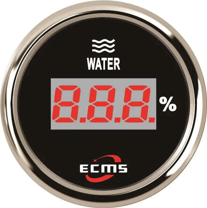Marine Boat Yacht Automotive Water Level Gauge 0-190OHM 0-100% 9-32V 52m 316L Chrome Bezel Black Dial 800-00214
Marine Boat Yacht Automotive Water Level Gauge 0-190OHM 0-100% 9-32V 52m 316L Chrome Bezel Black Dial 800-00214