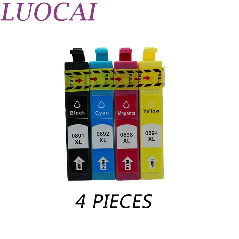 LuoCai T0891-T0894 4 pieces Compatible Ink Cartridge For Epson Stylus SX100/SX105/SX115/SX110/SX210/SX215/SX200/SX205/SX400/S20
LuoCai T0891-T0894 4 pieces Compatible Ink Cartridge For Epson Stylus SX100/SX105/SX115/SX110/SX210/SX215/SX200/SX205/SX400/S20