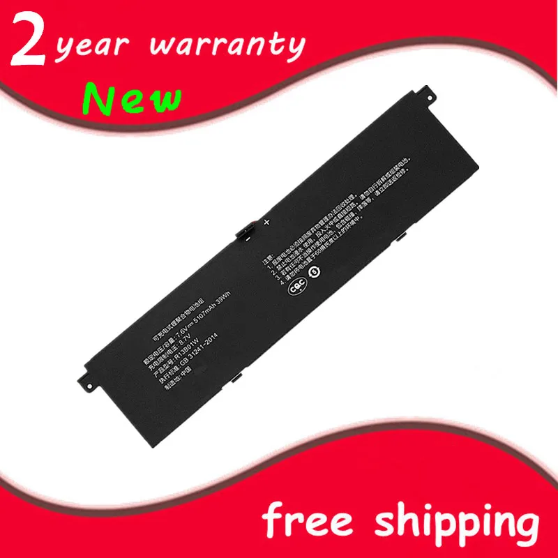 Фото 7 6 V 39Wh 5107 mAh/5230 mAh оригинальный R13B02W R13B01W Аккумулятор для ноутбука Xiaomi Mi Air 13 3
