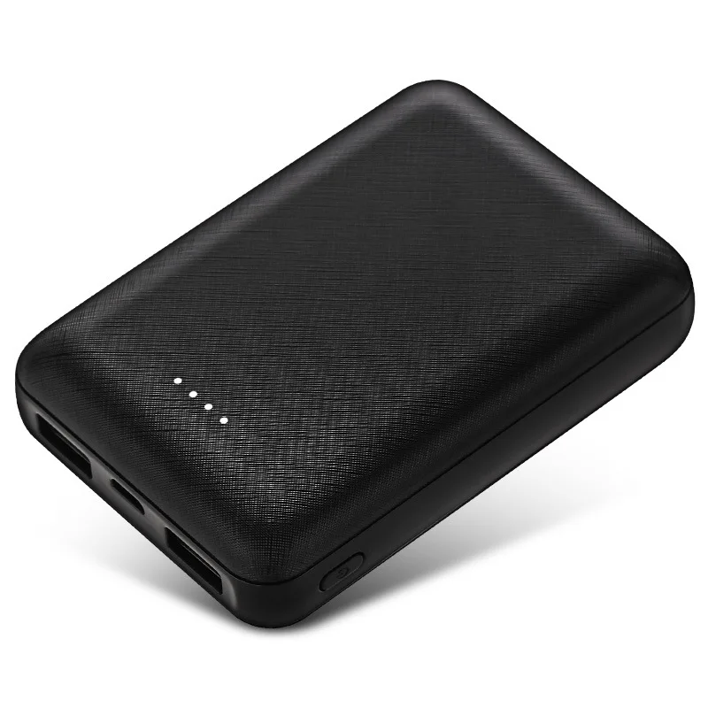 Внешний аккумулятор на 10000 мА · ч для iPhone Xiaomi внешний Мини Портативный с двумя USB