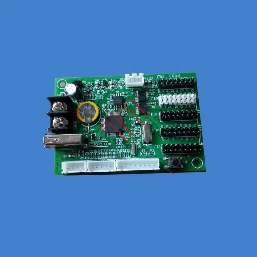 RGB tri-color lintel led screen display controller HC-1 card come with 4 groups RGB HUB08
RGB tri-color lintel led screen display controller HC-1 card come with 4 groups RGB HUB08