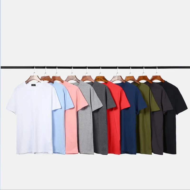 Мужская футболка QoolXCWear фирменный дизайн 100% хлопок повседневная Однотонная S 2XL