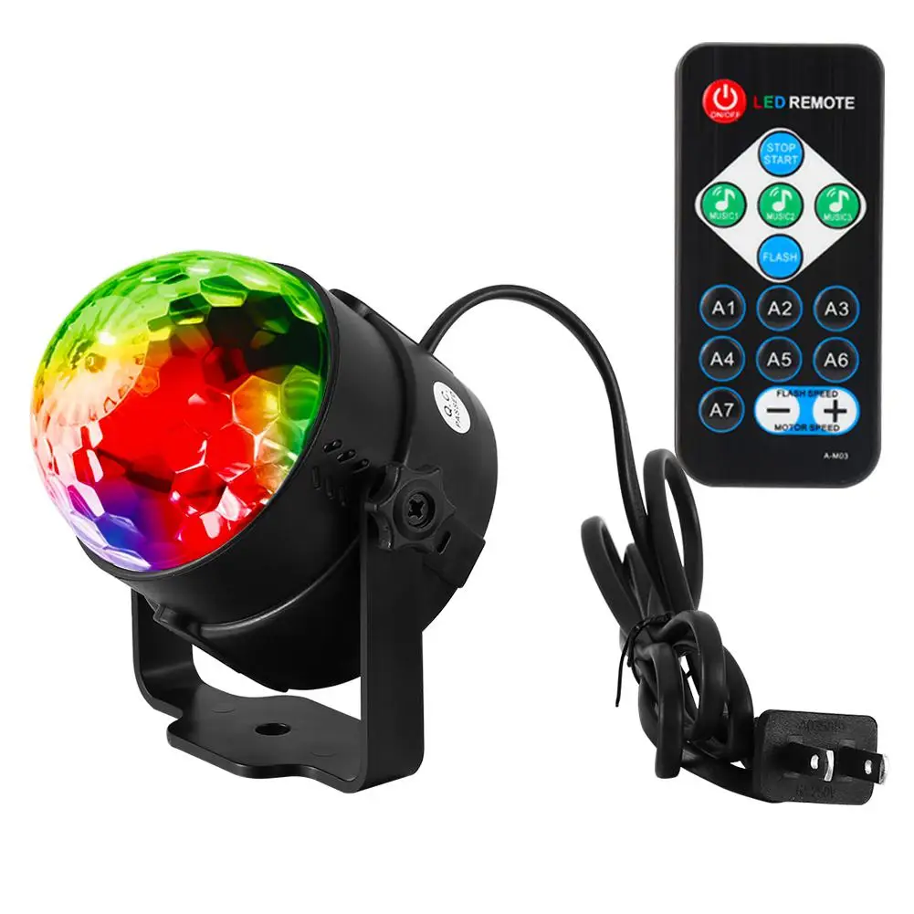 LumiParty Mini LED Disco Ball Light Remote Control RGB Party Lamp 7 Colors Sound Crystal Magic Stage Light shipping from US
LumiParty Mini LED Disco Ball Light Remote Control RGB Party Lamp 7 Colors Sound Crystal Magic Stage Light shipping from US