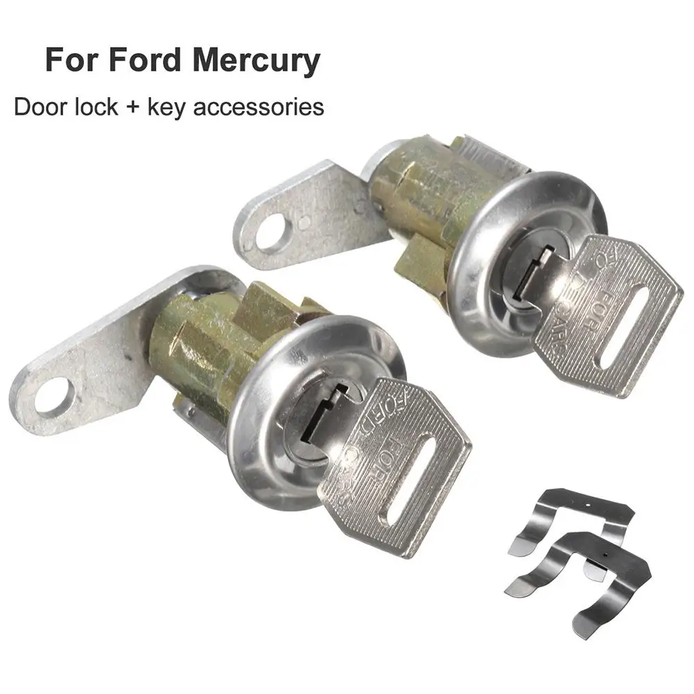 Сменные цилиндры для дверных замков Ford Mercury, 2 шт., металлические, с 2 ключами
Сменные цилиндры для дверных замков Ford Mercury, 2 шт., металлические, с 2 ключами