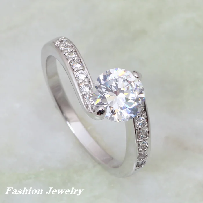 Brand Designer Silver Color Overlay Swiss Cubic Zirconia Wedding Fashion Cz Rings Size 5.75 7 7.5 AR072
Brand Designer Silver Color Overlay Swiss Cubic Zirconia Wedding Fashion Cz Rings Size 5.75 7 7.5 AR072
