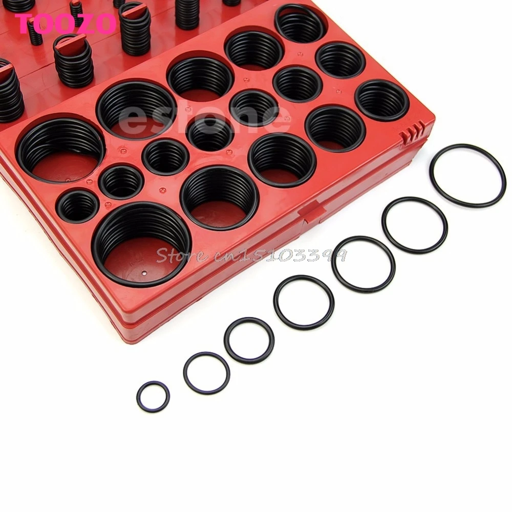 Useful 419Pcs Assorted O Ring Rubber Seal Assortment Set Kit Garage Plumbing G08 Whosale&DropShip
Useful 419Pcs Assorted O Ring Rubber Seal Assortment Set Kit Garage Plumbing G08 Whosale&DropShip