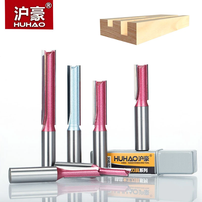 HUHAO 1pcs 1/4" 1/2"Shank Industrial Grade straight bit Woodworking Tools Router Bit for Wood Tungsten endmill milling cutter
HUHAO 1pcs 1/4" 1/2"Shank Industrial Grade straight bit Woodworking Tools Router Bit for Wood Tungsten endmill milling cutter