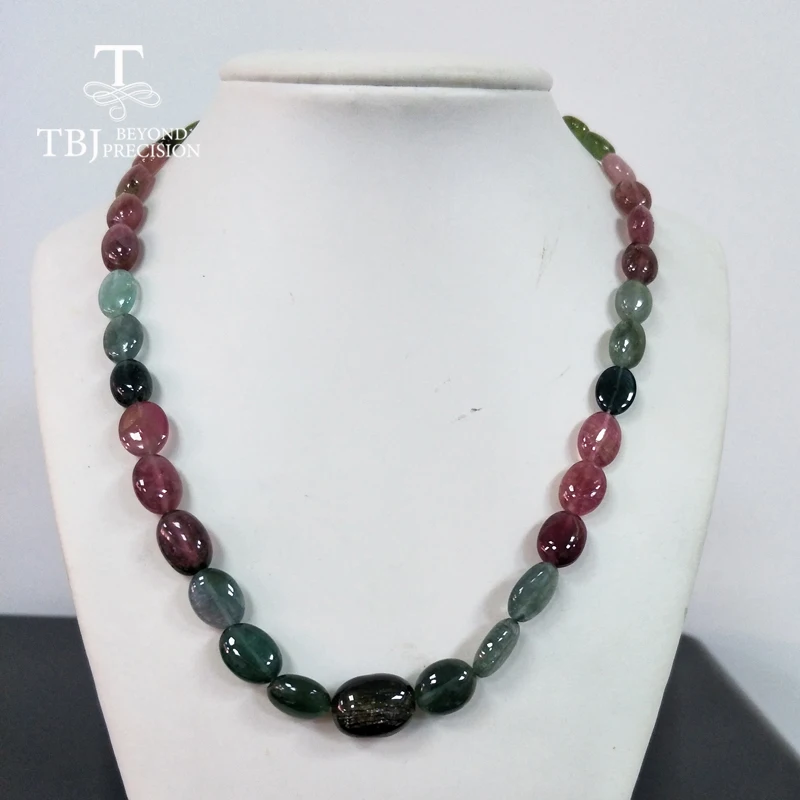 TBJ ,100% Natural fancy color tourmaline gemstone bead necklace with 925 silver clasp,200.7ct luxury big size necklace n
TBJ ,100% Natural fancy color tourmaline gemstone bead necklace with 925 silver clasp,200.7ct luxury big size necklace n