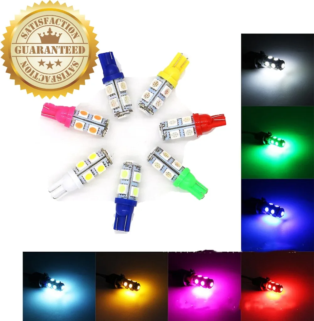 10 PCS OF Wholesale T10 9SMD 5050 9 Smd 9Led Car 194 168 192 W5W LED Light Automobile Bulbs Lamp Wedge Interior Light
10 PCS OF Wholesale T10 9SMD 5050 9 Smd 9Led Car 194 168 192 W5W LED Light Automobile Bulbs Lamp Wedge Interior Light