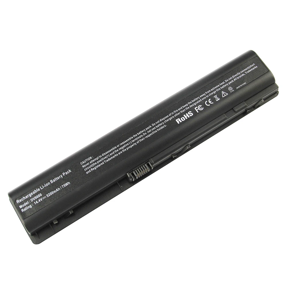 5200mAh for HP Laptop battery dv9000 dv9000T dv9000Z dv9001EA dv9001TX dv9001XX EX942AA EV087AA EV087AA HSTNN-IB34 HSTNN-Q21C
5200mAh for HP Laptop battery dv9000 dv9000T dv9000Z dv9001EA dv9001TX dv9001XX EX942AA EV087AA EV087AA HSTNN-IB34 HSTNN-Q21C