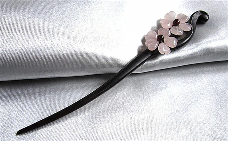 Handmade Ebony Hair Stick Natural Stone Garnet Flower Sticks Hair Pin Chinese Style Jewelry Vintage Hair Accessories WIGO0787
Handmade Ebony Hair Stick Natural Stone Garnet Flower Sticks Hair Pin Chinese Style Jewelry Vintage Hair Accessories WIGO0787