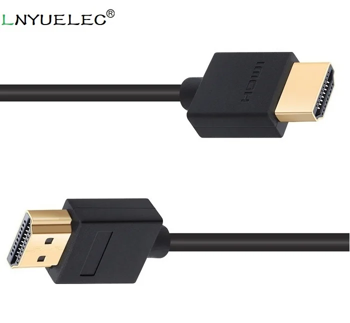 Оптовая продажа 200 шт./лот Штекерный Hdmi кабель 2.0 для HDTV XBOX PS3 4k * 2K Hd Android Tv 2 м видео