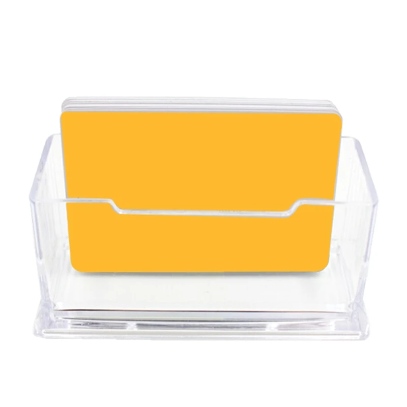 1pc Clear Desktop Business Card Holder Desk Office Organizer Display Stand Acrylic Office Supplies Desk Accessories
1pc Clear Desktop Business Card Holder Desk Office Organizer Display Stand Acrylic Office Supplies Desk Accessories