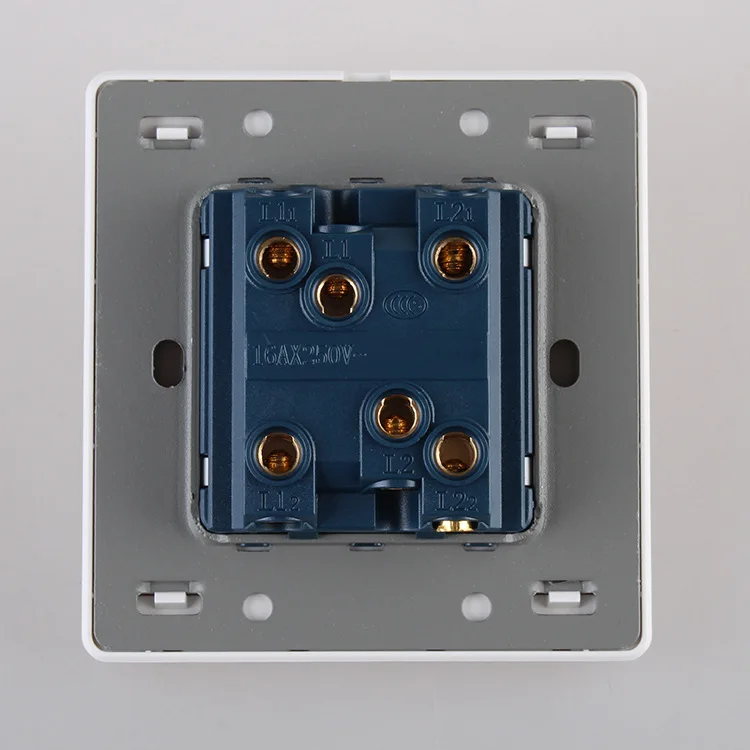 Home Wall Switch, 86 Concealed Large Board Jade White, Two Open Double Control Switch, 10A PC 220V
Home Wall Switch, 86 Concealed Large Board Jade White, Two Open Double Control Switch, 10A PC 220V