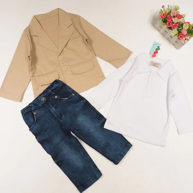 boys sets casual solid cotton boy coat turn-down collar single breasted kids coat+pant 3 pcs 2 3 4 5 6 7 8 y children clothing
boys sets casual solid cotton boy coat turn-down collar single breasted kids coat+pant 3 pcs 2 3 4 5 6 7 8 y children clothing