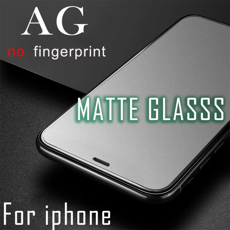 Matte Frosted Protector Glass for iPhone 6 X 7 8 Plus Screen Protector for iPhone XS MAX XR 6s Plus 7 Tempered Glass Full Cover
Matte Frosted Protector Glass for iPhone 6 X 7 8 Plus Screen Protector for iPhone XS MAX XR 6s Plus 7 Tempered Glass Full Cover