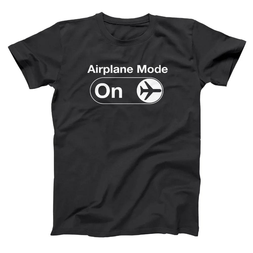 Airplane Mode on Funny Flyer Pilot Airline Travel Black Basic Men'S 2019 Creative Novelty Summer Style Cotton Order T Shirts
Airplane Mode on Funny Flyer Pilot Airline Travel Black Basic Men'S 2019 Creative Novelty Summer Style Cotton Order T Shirts