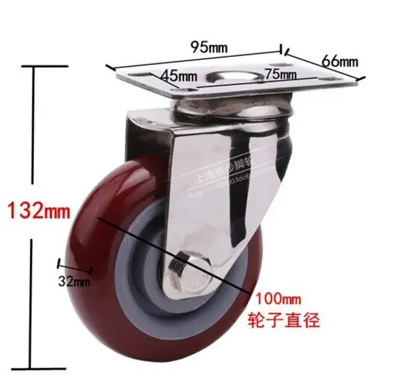 Universal Mute Wheel 4" Replacement Office Chair Swivel Caster Rubber post heavy directional wheel polyurethane
Universal Mute Wheel 4" Replacement Office Chair Swivel Caster Rubber post heavy directional wheel polyurethane