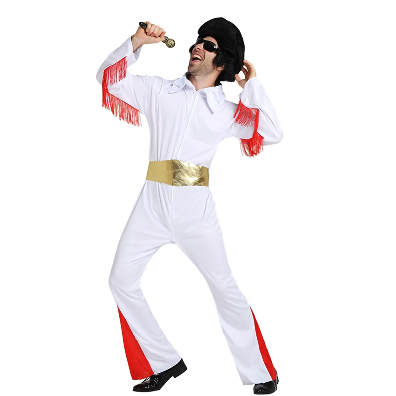 SNAILIFY Retro Men's Rock and Roll Elvis Presley Cosplay Halloween Costume For Adult Carnival Party Performance Outfit
SNAILIFY Retro Men's Rock and Roll Elvis Presley Cosplay Halloween Costume For Adult Carnival Party Performance Outfit