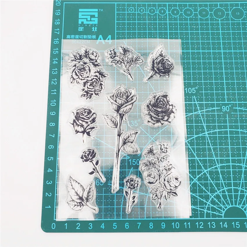 Roses Flowers Stamp Transparent Clear Stamps Silicone Seal for DIY Scrapbooking Card Making Photo Album Decoration Crafts
Roses Flowers Stamp Transparent Clear Stamps Silicone Seal for DIY Scrapbooking Card Making Photo Album Decoration Crafts