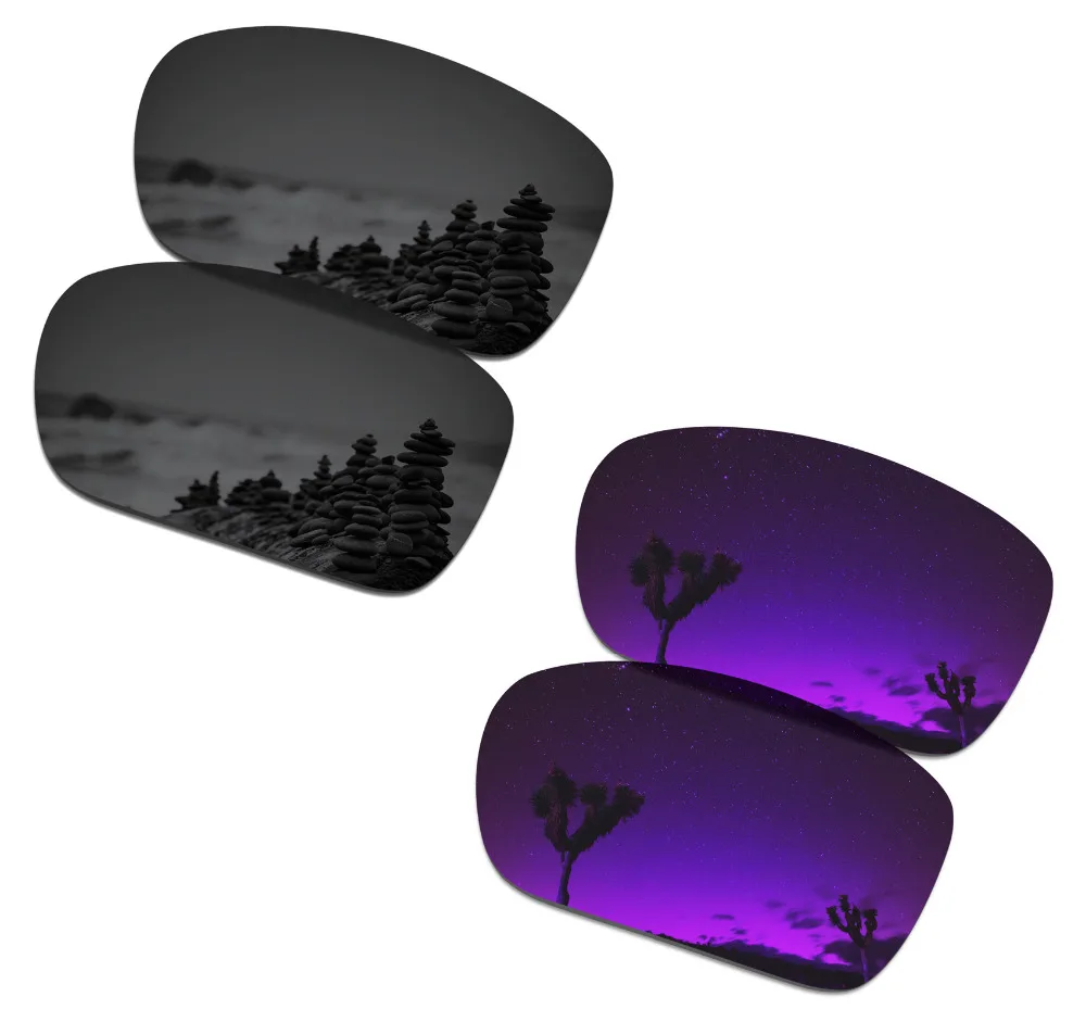 2 пары поляризованных солнцезащитных очков SmartVLT Сменные линзы для Oakley TwoFace Stealth