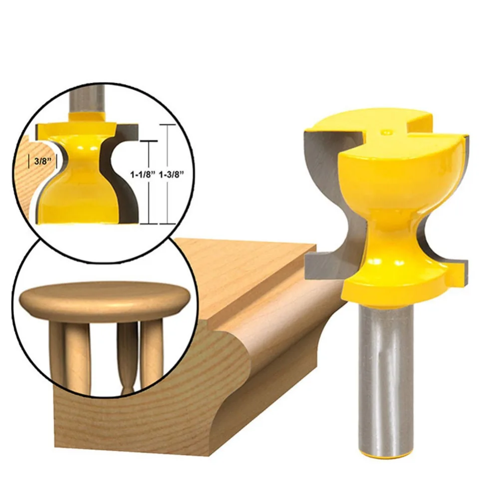 

Router Bit 1/2 Handle Woodworking Milling Cutter Chair Stool Mutual Edge Knife Boring Machine Cutters For Wood HT30