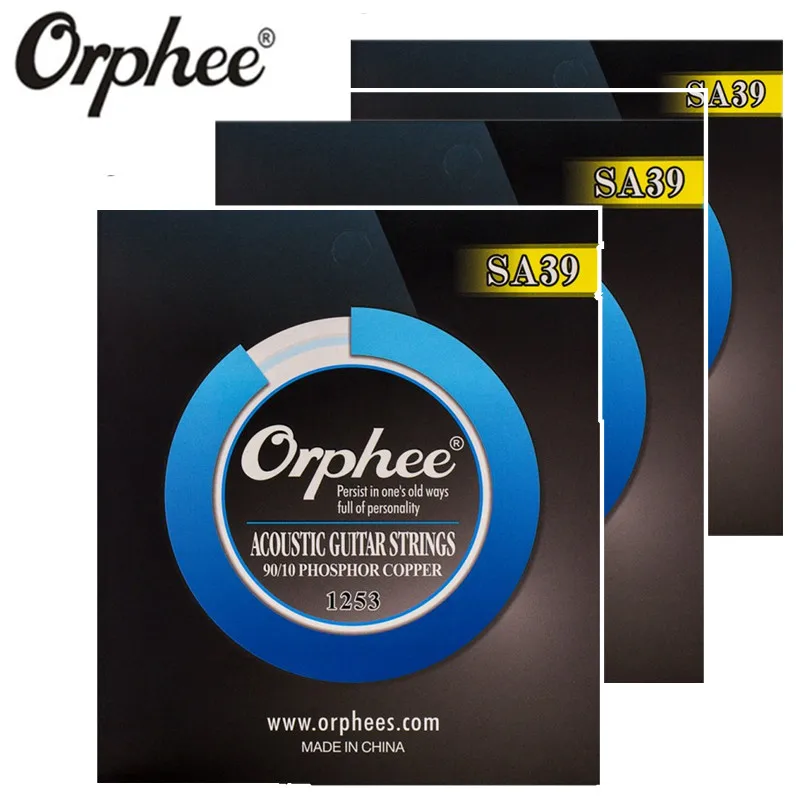 Orphee SA39 012-053 Acoustic Guitar Strings 90/10 Phosphor Copper Hexagonal Core Nickel Alloy Vacuum Packaging 3Set
Orphee SA39 012-053 Acoustic Guitar Strings 90/10 Phosphor Copper Hexagonal Core Nickel Alloy Vacuum Packaging 3Set