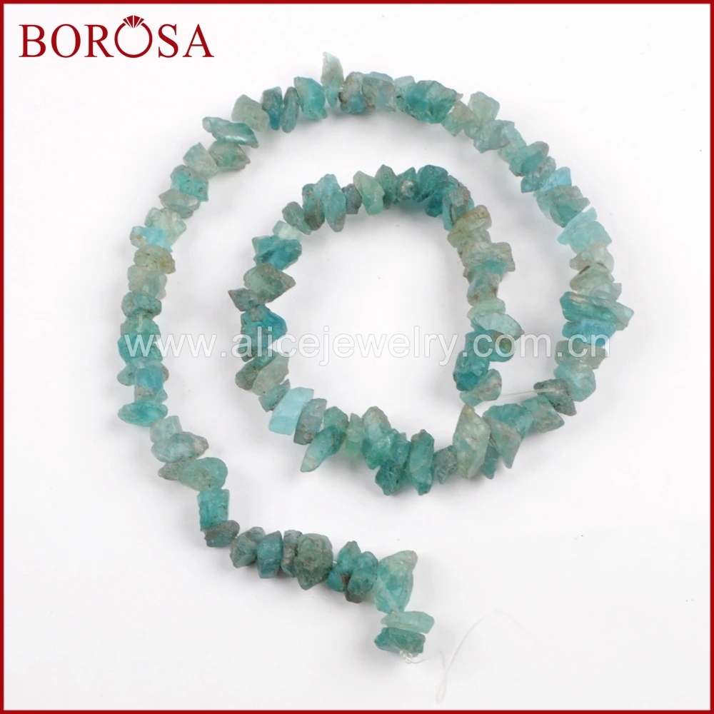 BOROSA 5Strands 15-16inch Gems Natural Raw Apatite Chips Loose Beads Druzy Stone Bead Chains Jewelry Findings LS025
BOROSA 5Strands 15-16inch Gems Natural Raw Apatite Chips Loose Beads Druzy Stone Bead Chains Jewelry Findings LS025