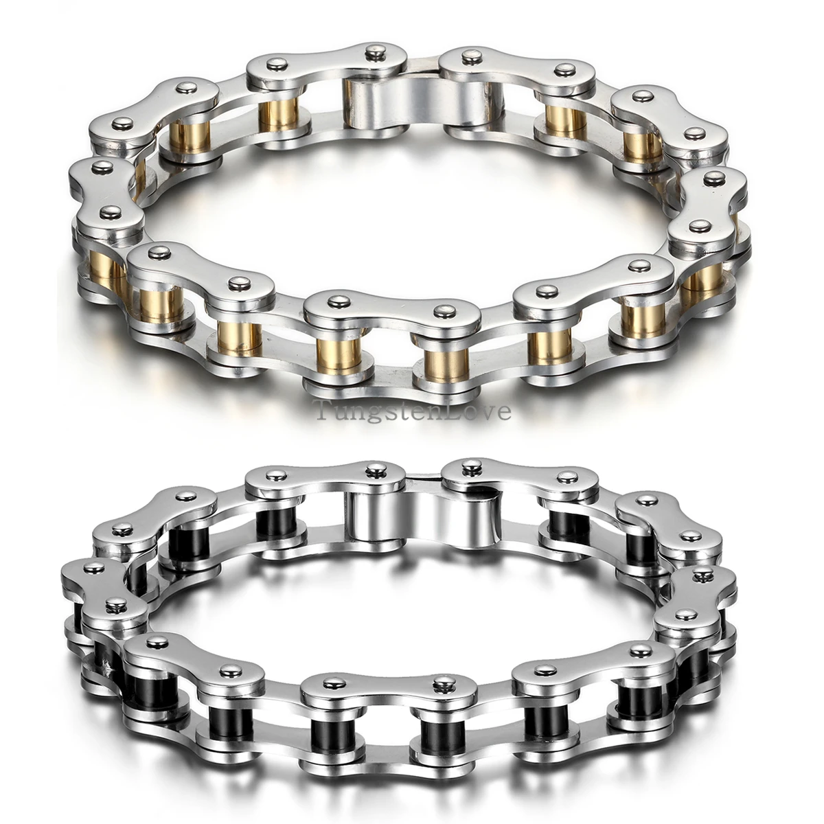 22cm*10mm Punk Stainless Steel Bracelet Men Biker Bicycle Motorcycle Chain Men's Bracelets Mens Bracelets & Bangles Gold & Black
22cm*10mm Punk Stainless Steel Bracelet Men Biker Bicycle Motorcycle Chain Men's Bracelets Mens Bracelets & Bangles Gold & Black