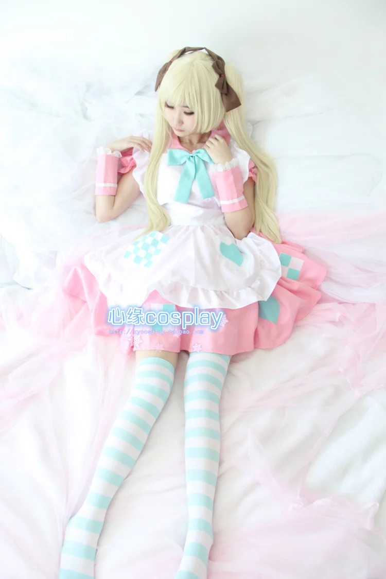 Anime Axis Power APH cosplay England Rosa Kirkland cosplay girls sweet Maid costume Halloween party Lolita Maid dress
Anime Axis Power APH cosplay England Rosa Kirkland cosplay girls sweet Maid costume Halloween party Lolita Maid dress