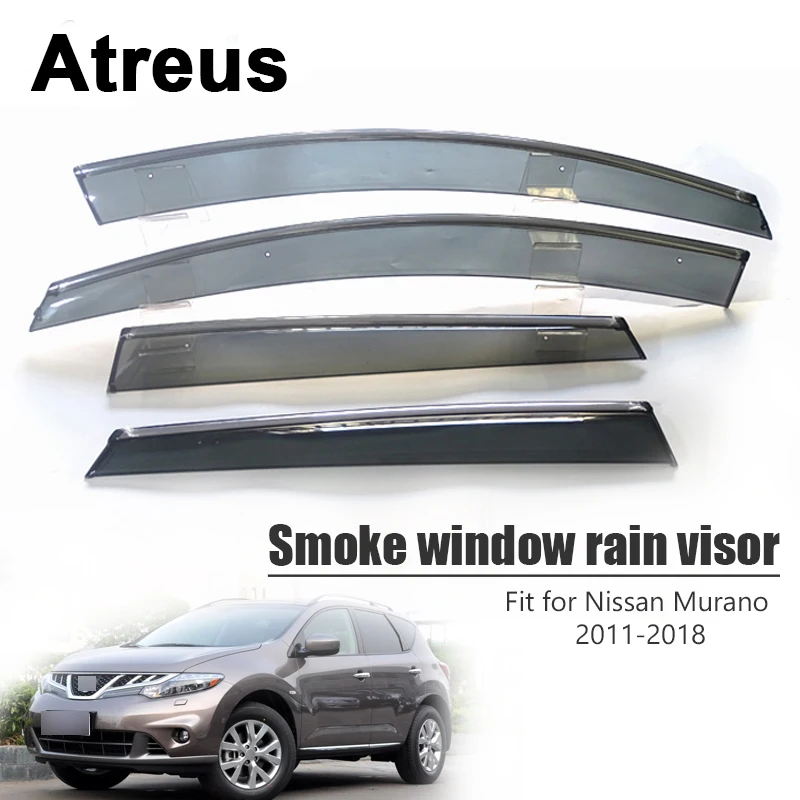 Atreus For Nissan Murano 2011 2012 2013 2014 2015 2016 2017 2018 Car Door Smoke Window Sun Rain Visor Wind Deflectors Guard
Atreus For Nissan Murano 2011 2012 2013 2014 2015 2016 2017 2018 Car Door Smoke Window Sun Rain Visor Wind Deflectors Guard